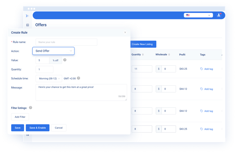 Automatically Send eBay Offer to Watchers 3Dsellers